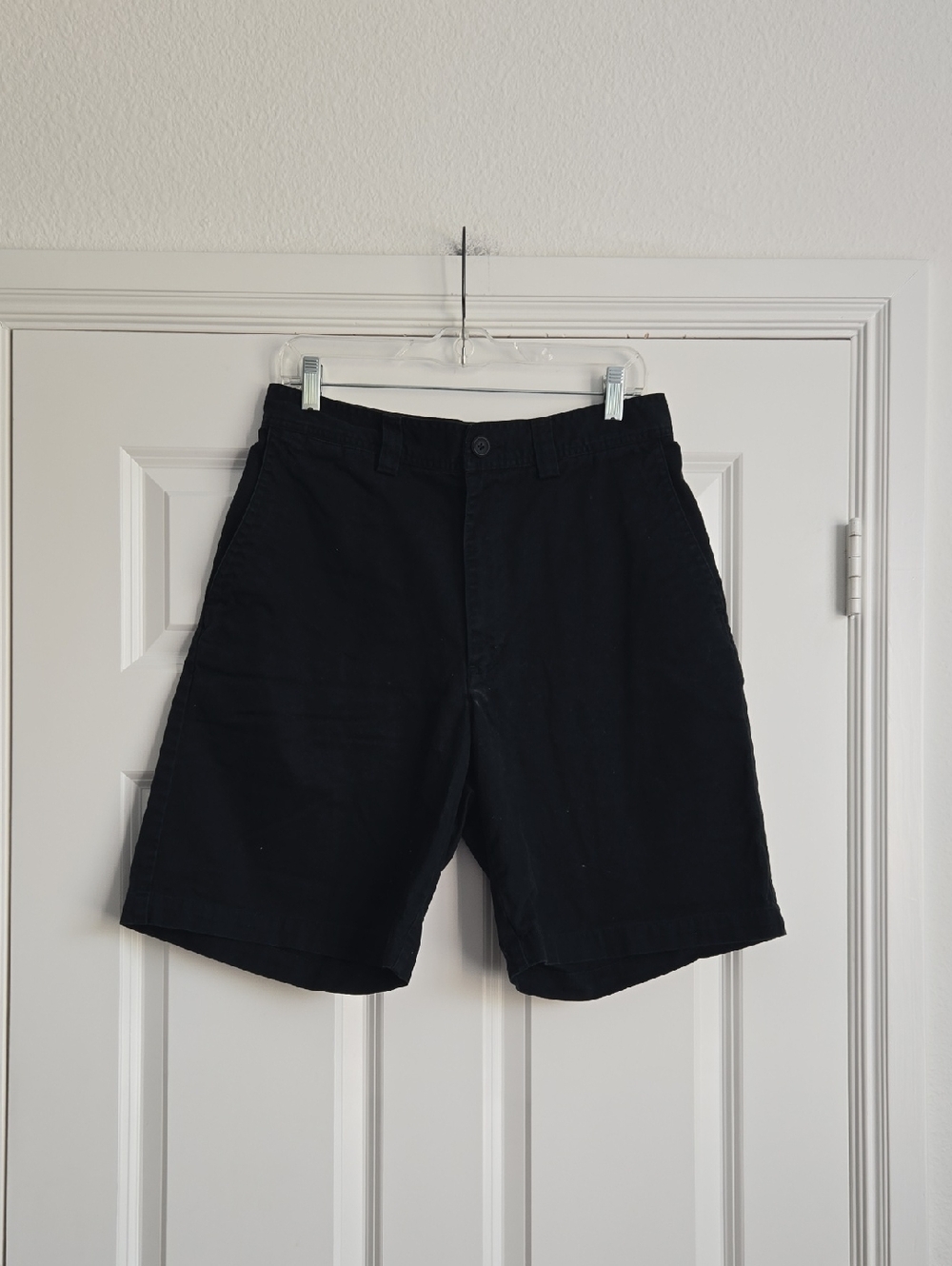 Polo Classic Black Cotton Shorts